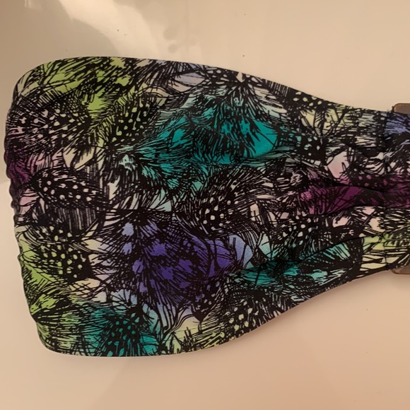 Bandeau Swim Top - Peacock size m - Picture 2 of 4